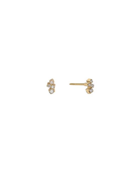 Mixed Diamonds Stud Earrings photo