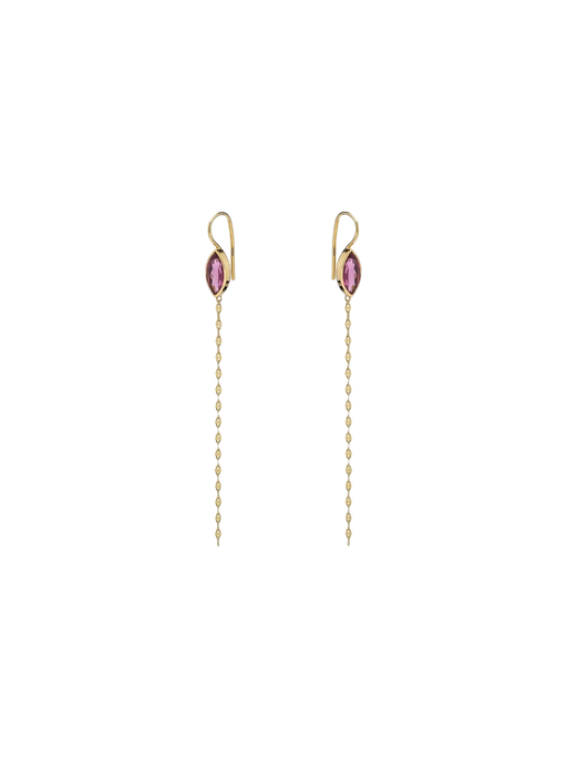 Marquise Shape Tourmaline Earrings photo