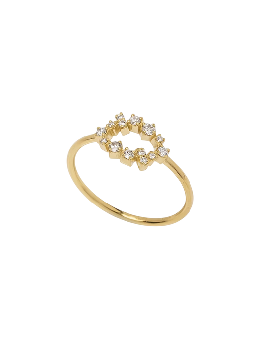 Double Diamonds Synthesis Ring photo