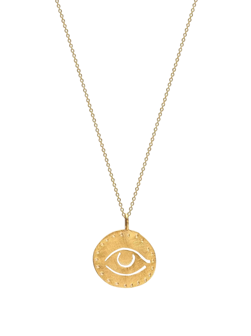 Symbol Plate Evil Eye Pendant photo