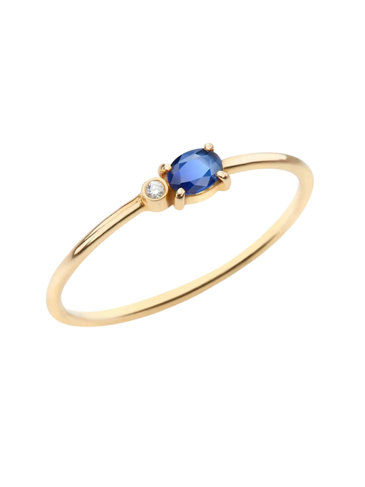 Luna Sapphire ring photo