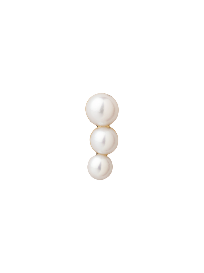 Vera ear cuff with 3 pearls