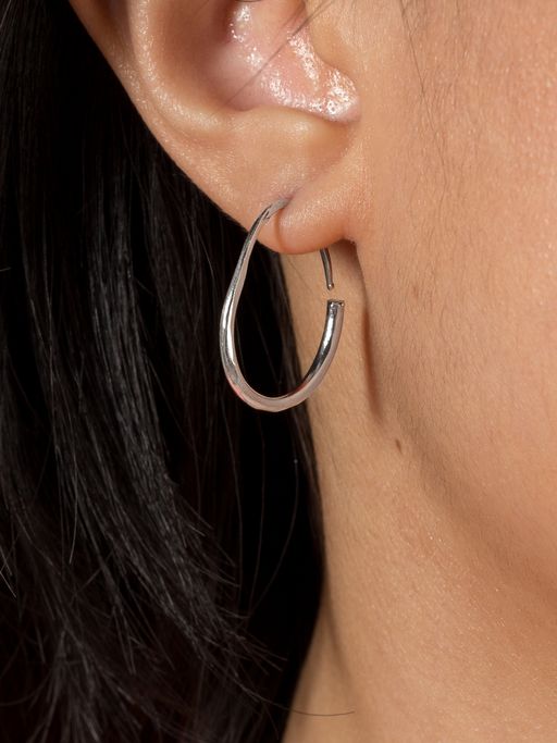 Small oval earrings photo