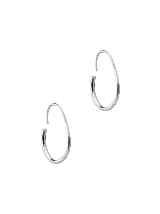 Small oval earrings photo
