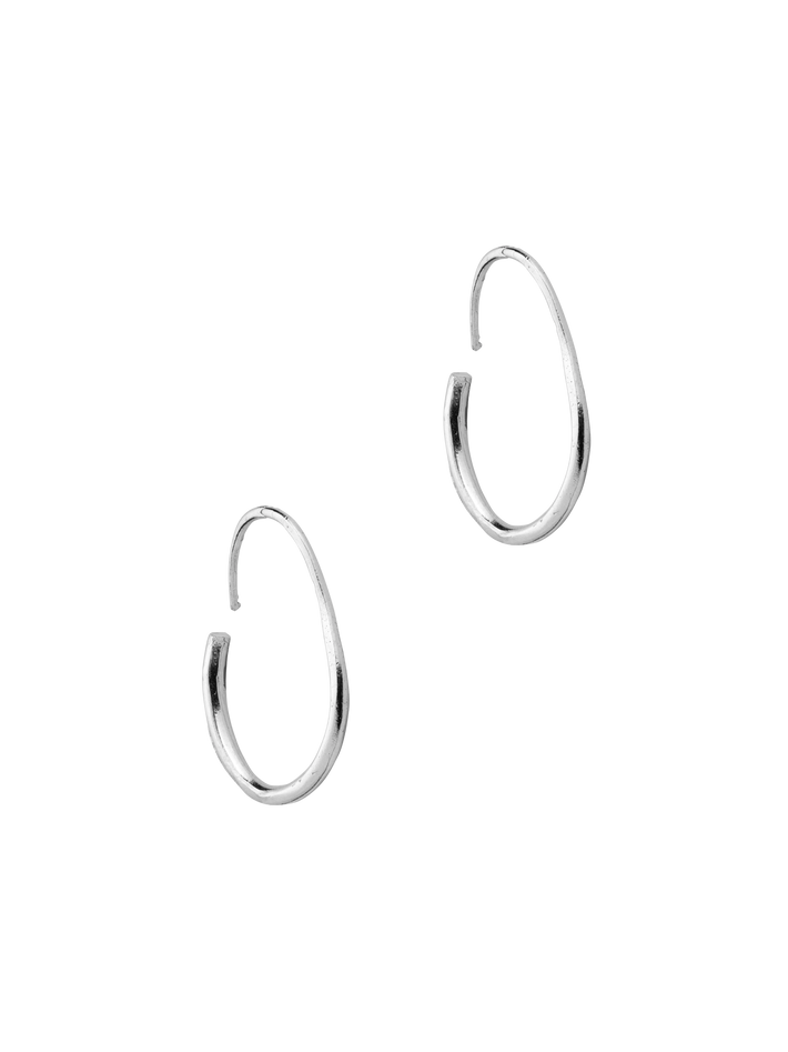 Small oval earrings