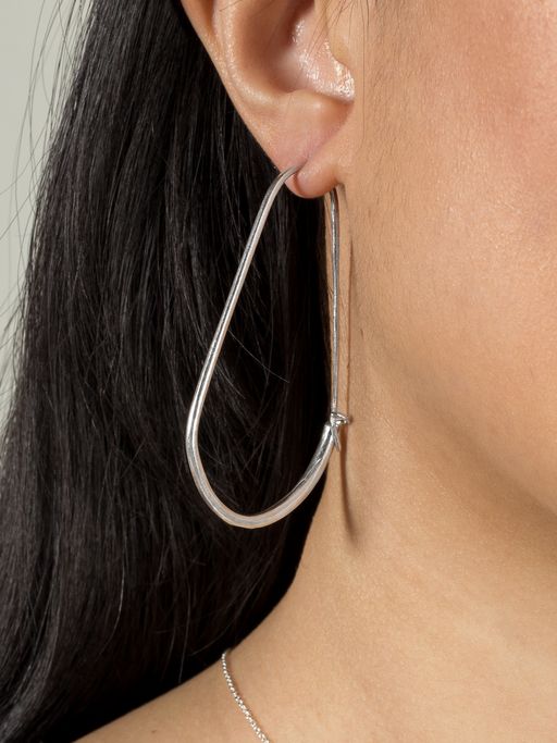 XL oval earrings photo