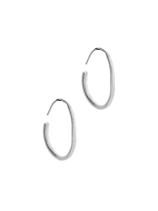 Medium oval earrings photo