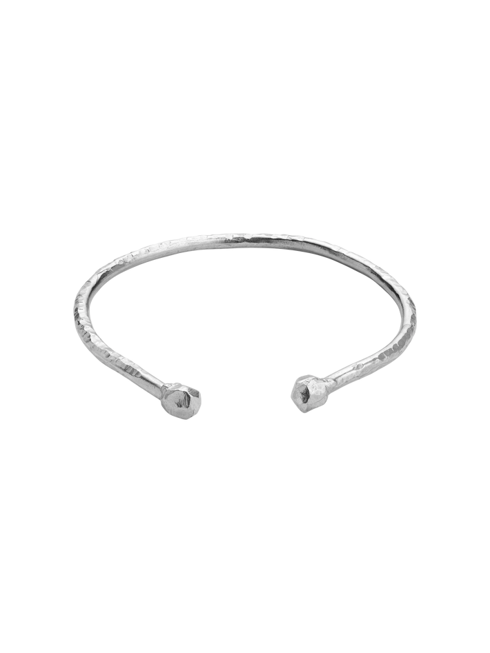 Ball adjustable bracelet silver