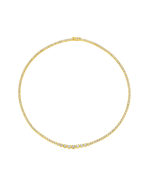 Ascending Tennis Necklace photo