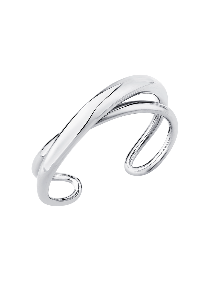 Twisted cuff sterling silver