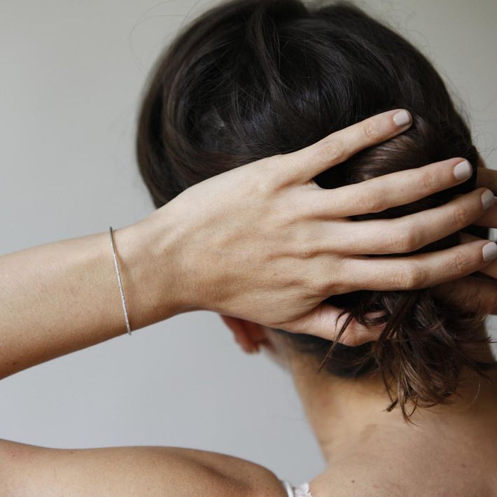 Axis cuff with white pavé diamonds