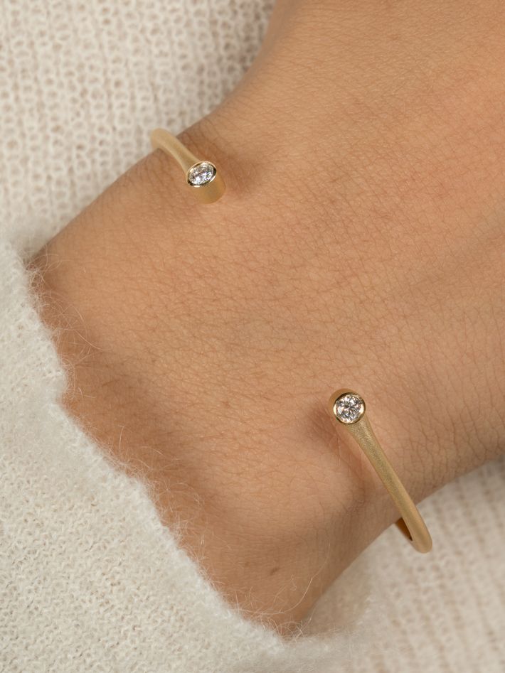 Galaxy diamond petite cuff bracelet