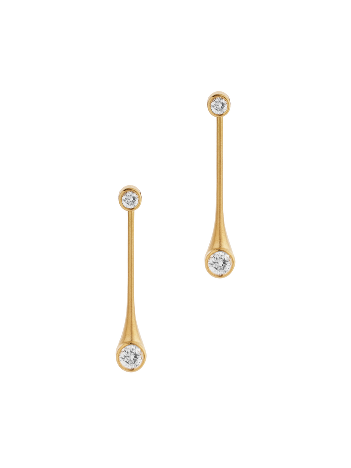 Galaxy pendulum comet earrings
