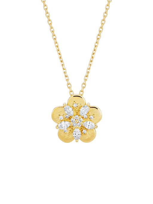 Fleur diamond bloom necklace photo