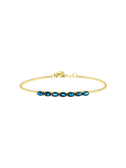 Dumom bangle blue sapphires photo