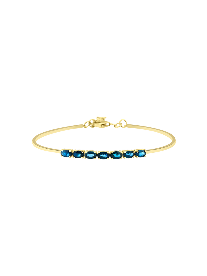 Dumom bangle blue sapphires