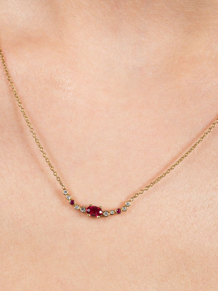 Seraphina necklace ruby