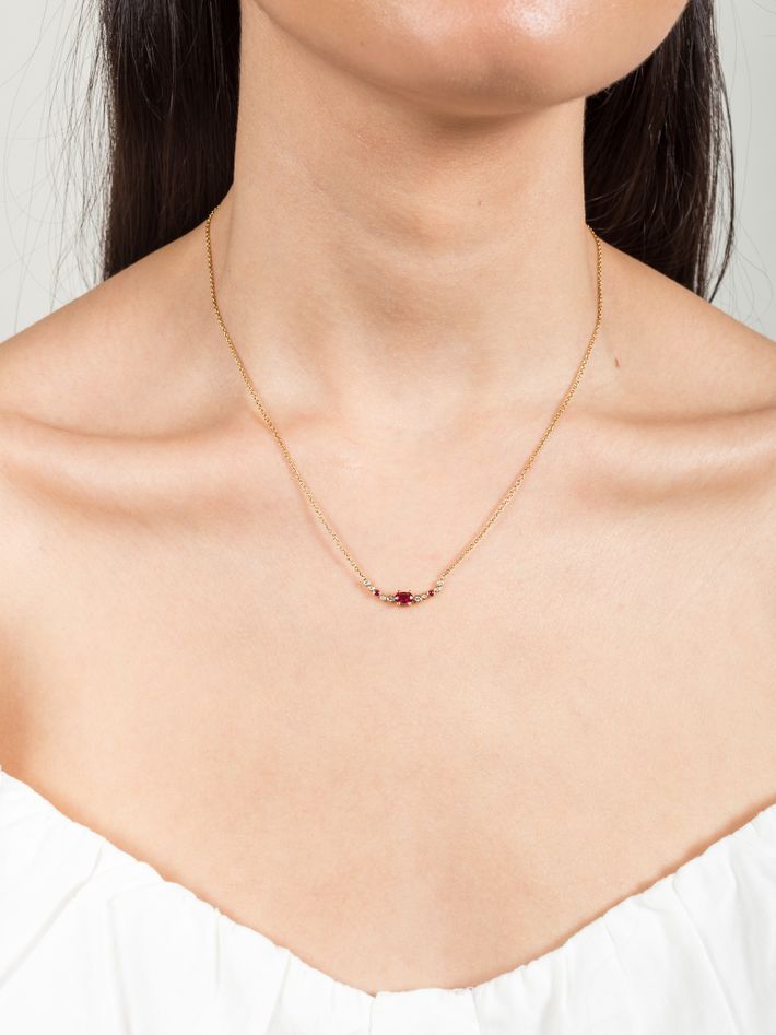 Seraphina necklace ruby