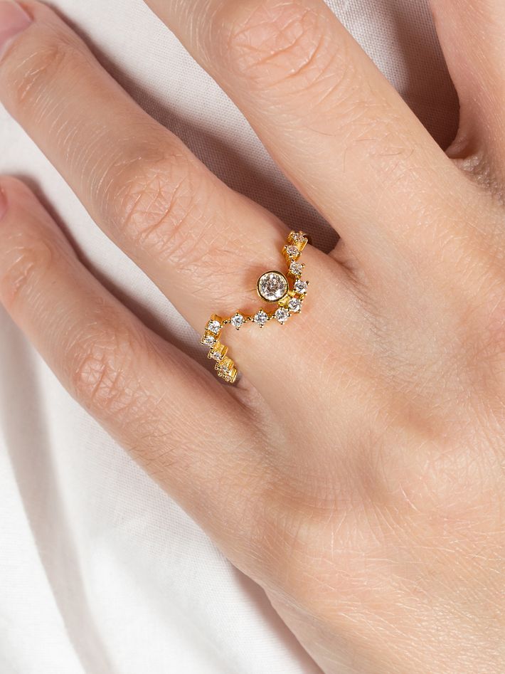Sonia wave ring