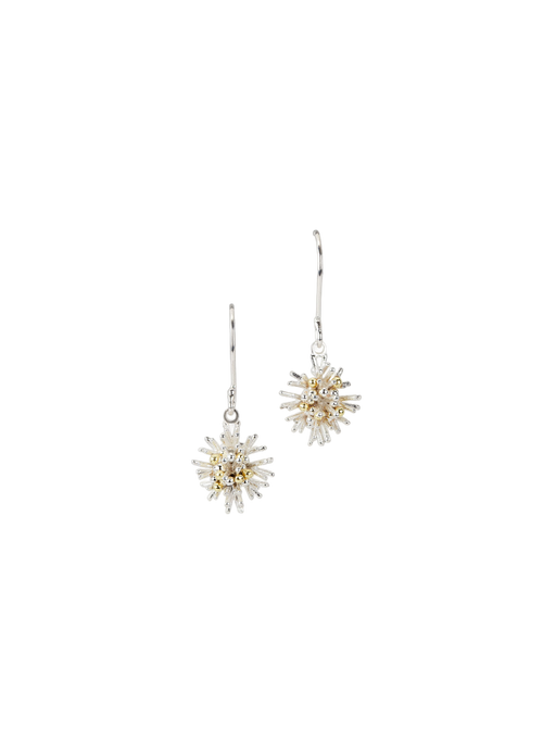 Sea urchin drop earrings photo