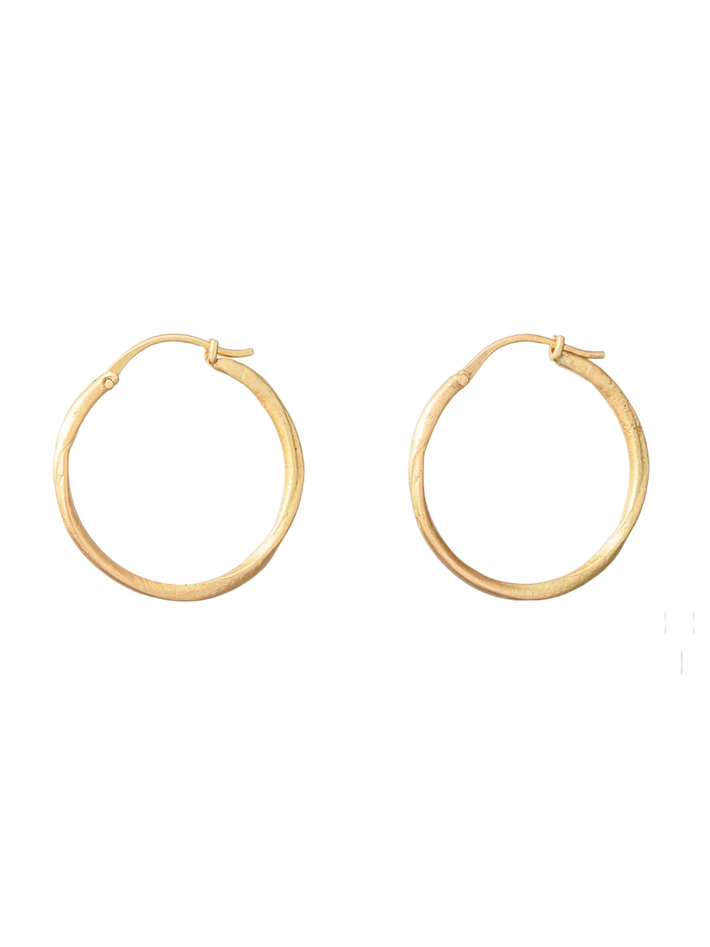 Sara twisted hoops