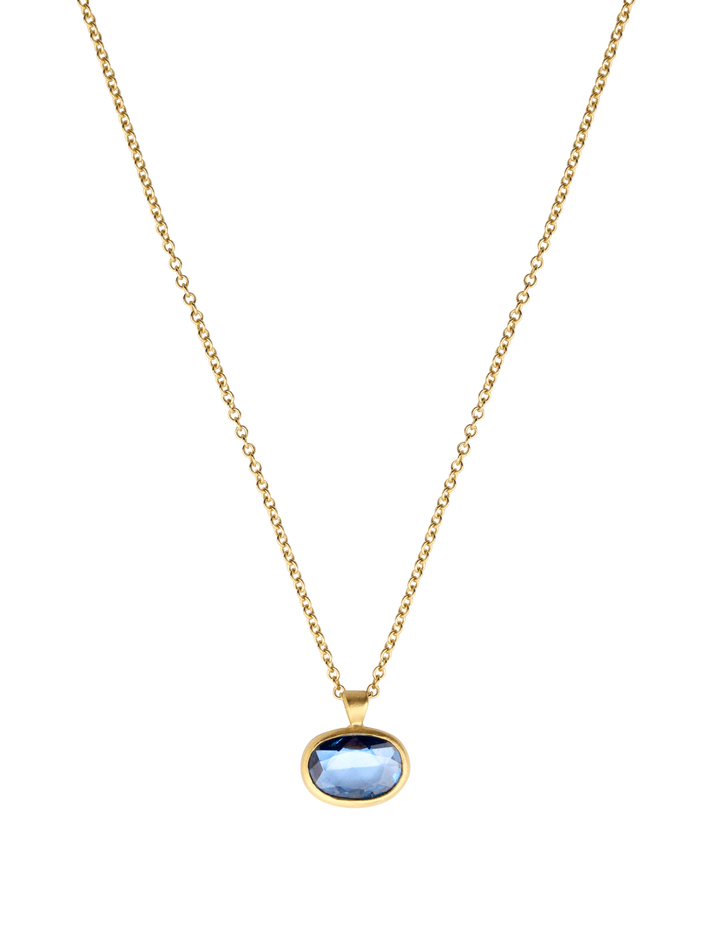 Blue sapphire parisa necklace