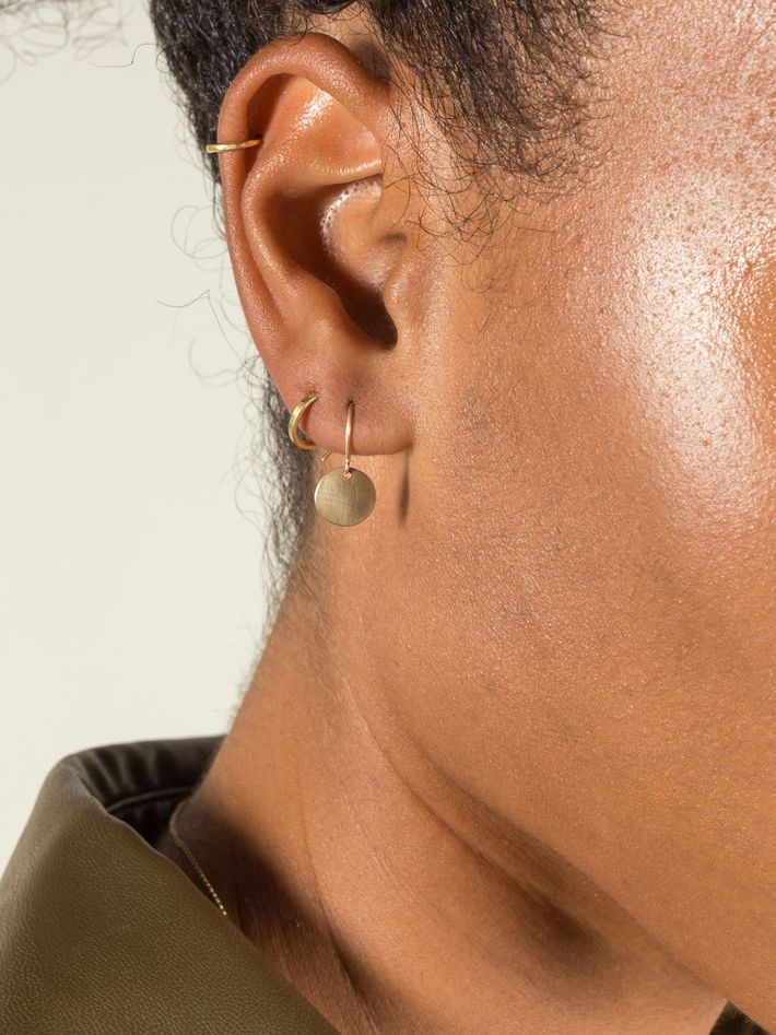 Sara disc earrings