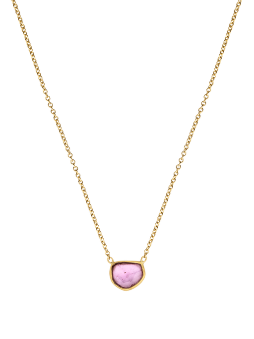 Pink sapphire parisa necklace photo