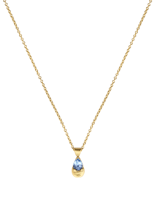 Blue sapphire roxana pendant necklace photo