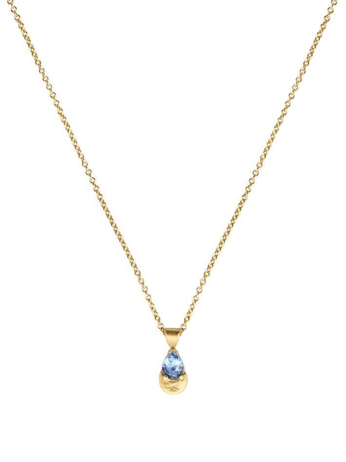 Blue sapphire roxana pendant necklace
