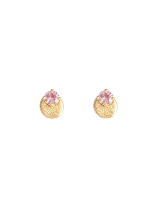 Pink sapphire roxana studs photo