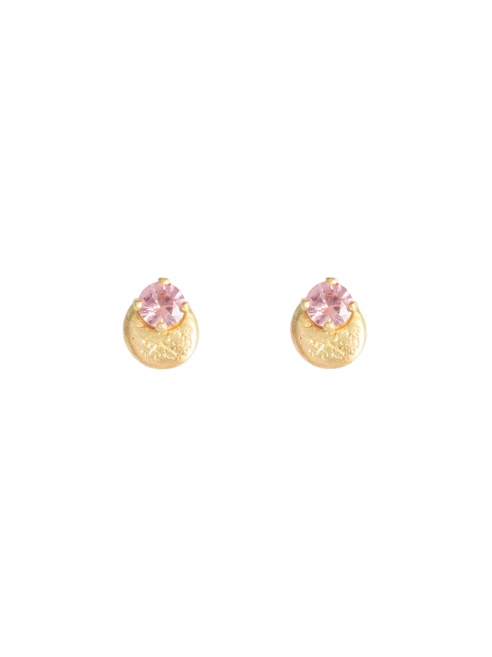 Pink sapphire roxana studs