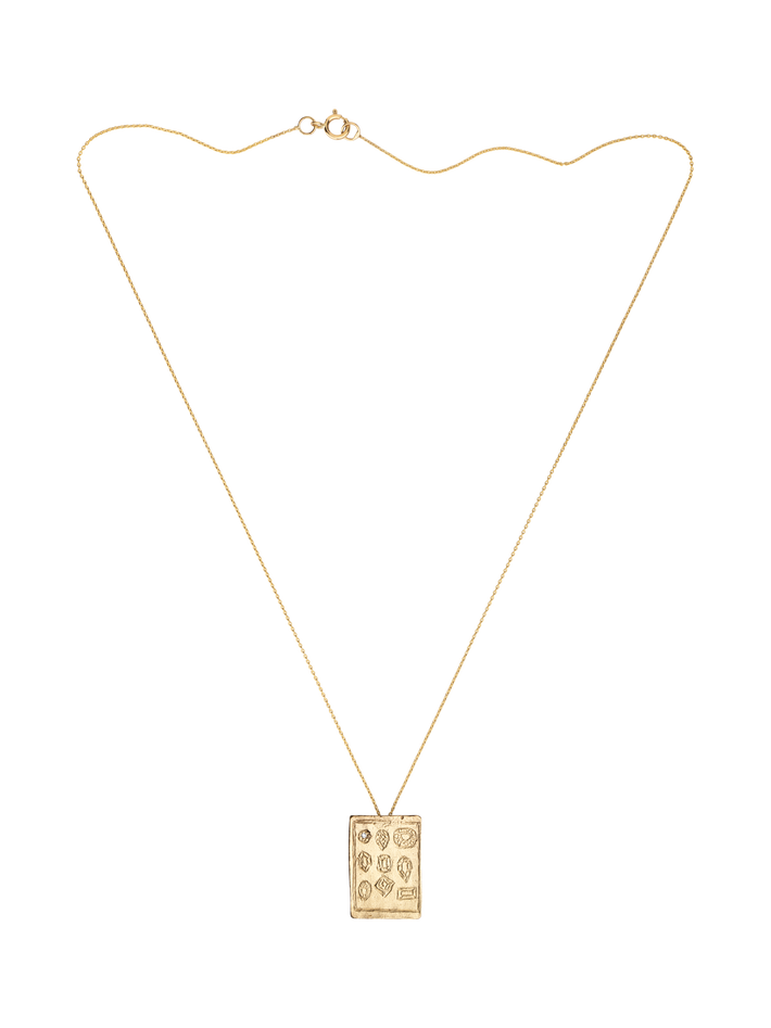 Diamond cut pendant