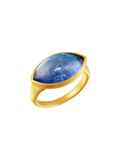 Seed ring in tanzanite photo