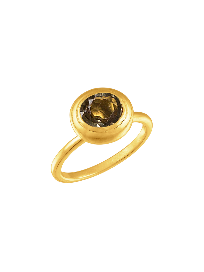 Munnu ji's seed ring in green spinel