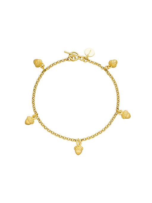 Acorn charm bracelet photo