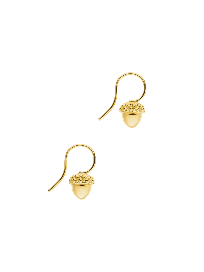 Acorn drop earrings 