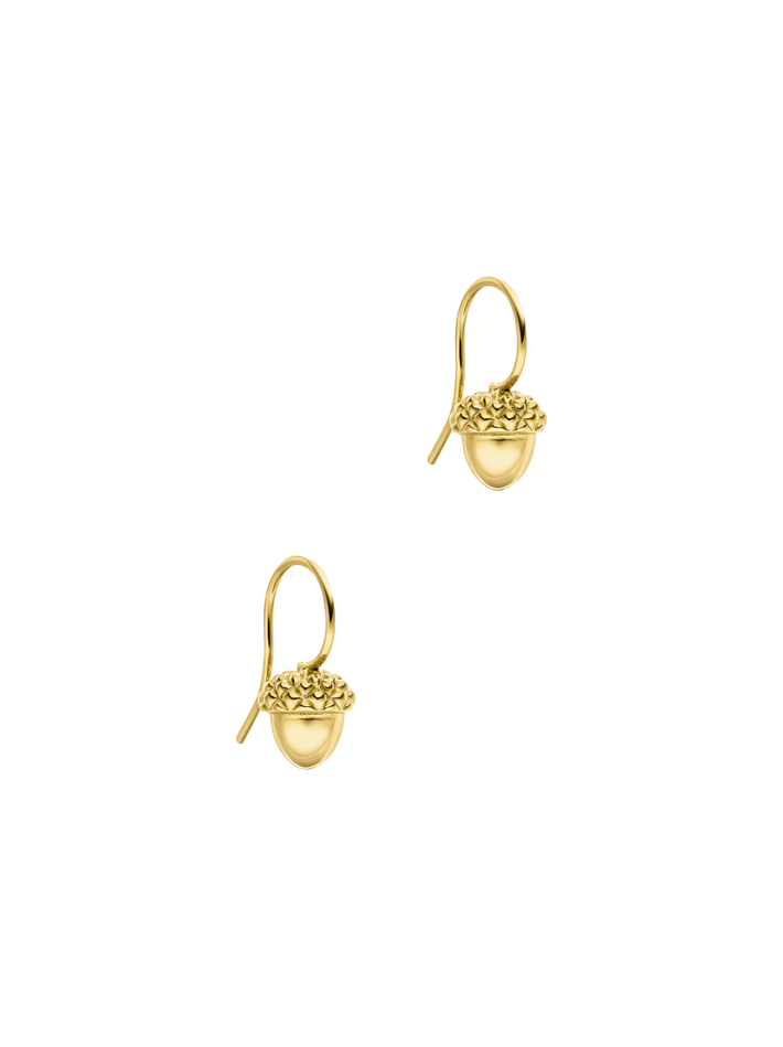 Acorn drop earrings 