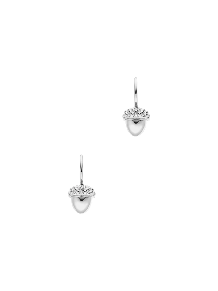 Acorn drop earrings