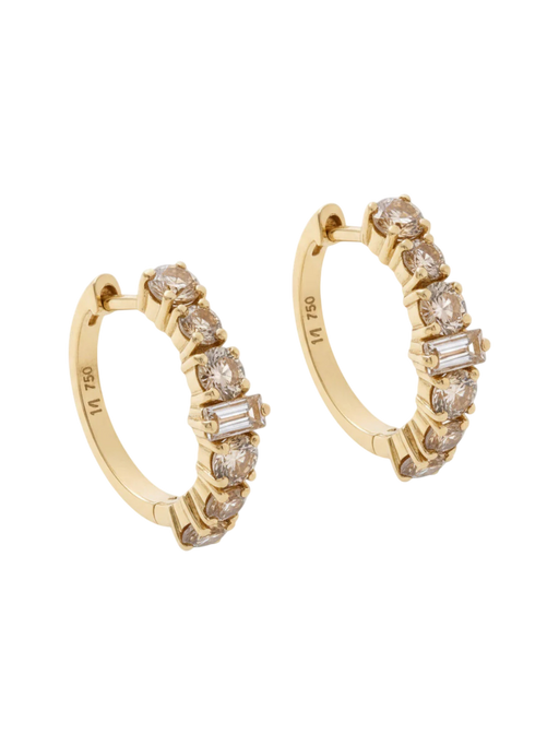 Round Rivulet Champagne Hoops photo