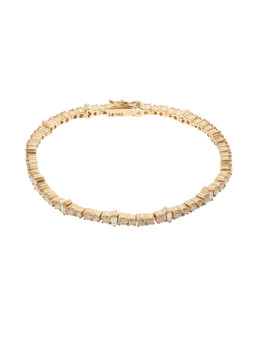 Rivulet Champagne Diamond Bracelet photo