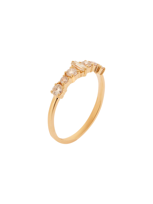Rivulet Champagne Diamond Ring photo