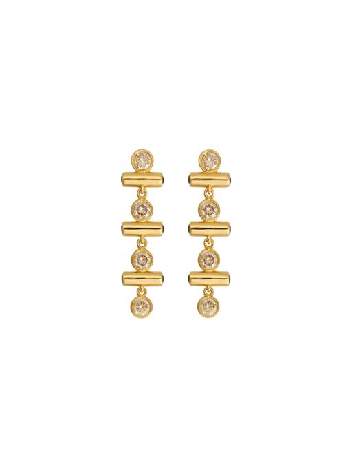 Emerald Edge Short Earrings photo