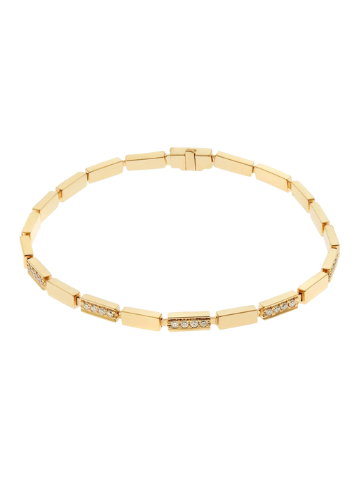 Single Waterfall Bracelet With Diamonds photo