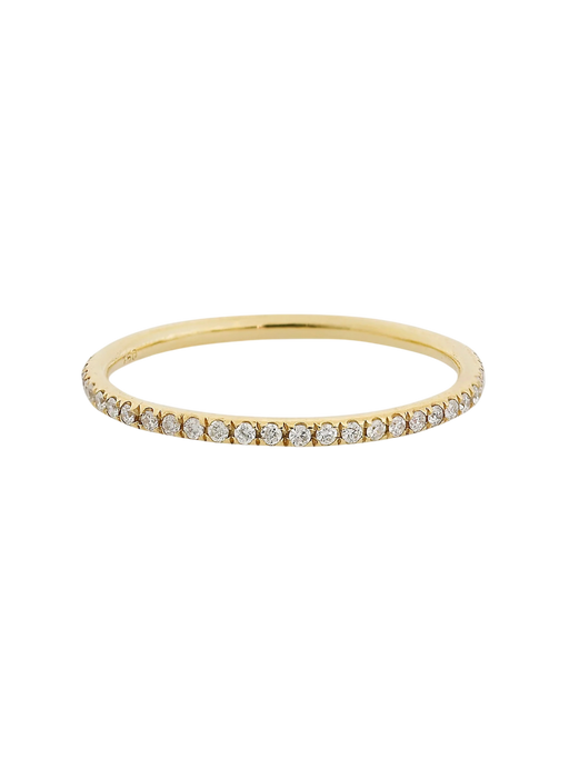 Thread Band With White Diamonds photo