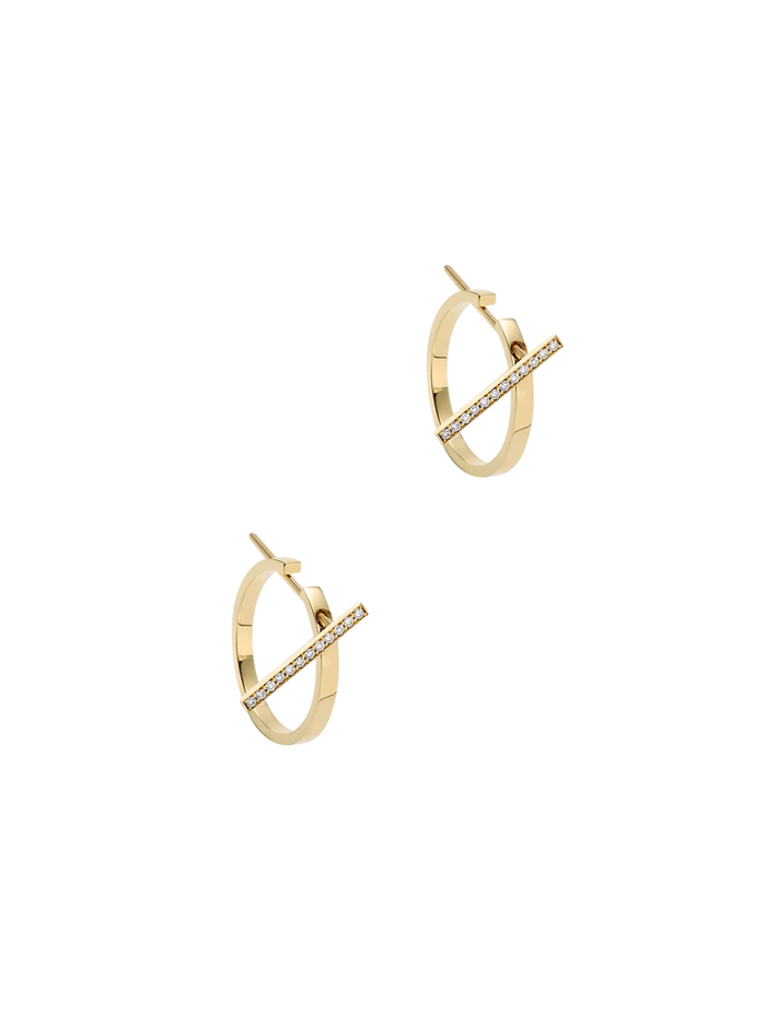 Chikka large earrings with apostrophe pins