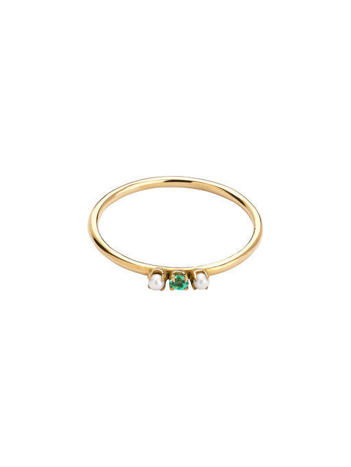Cinderella emerald ring photo