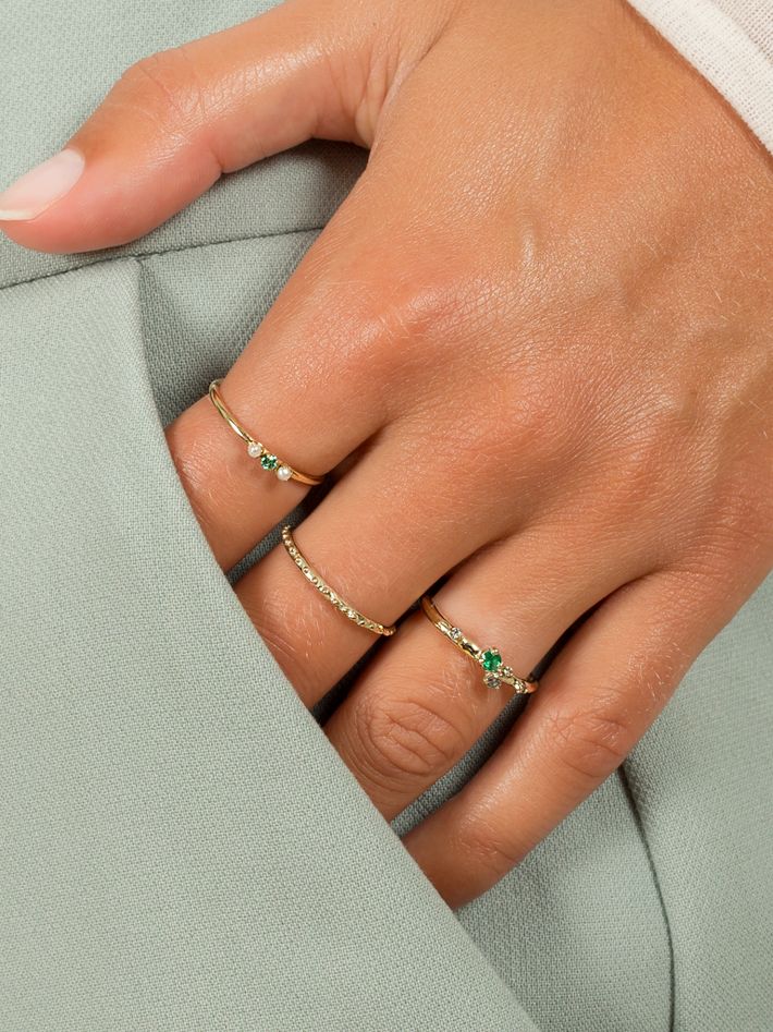 Antheia emerald & diamond ring