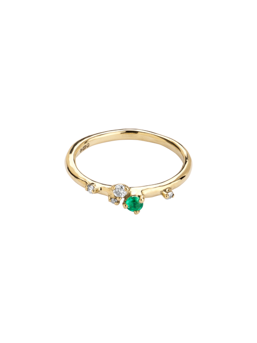 Antheia emerald & diamond ring photo