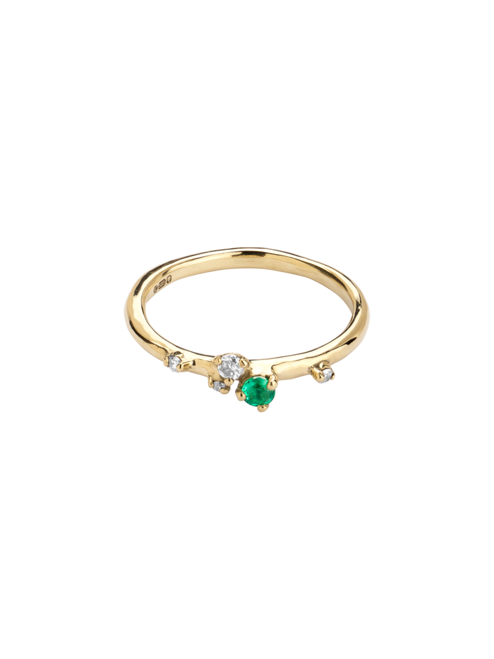 Antheia emerald & diamond ring